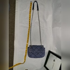 Denim Blue Quilted Modern Essential Feminine Trendy